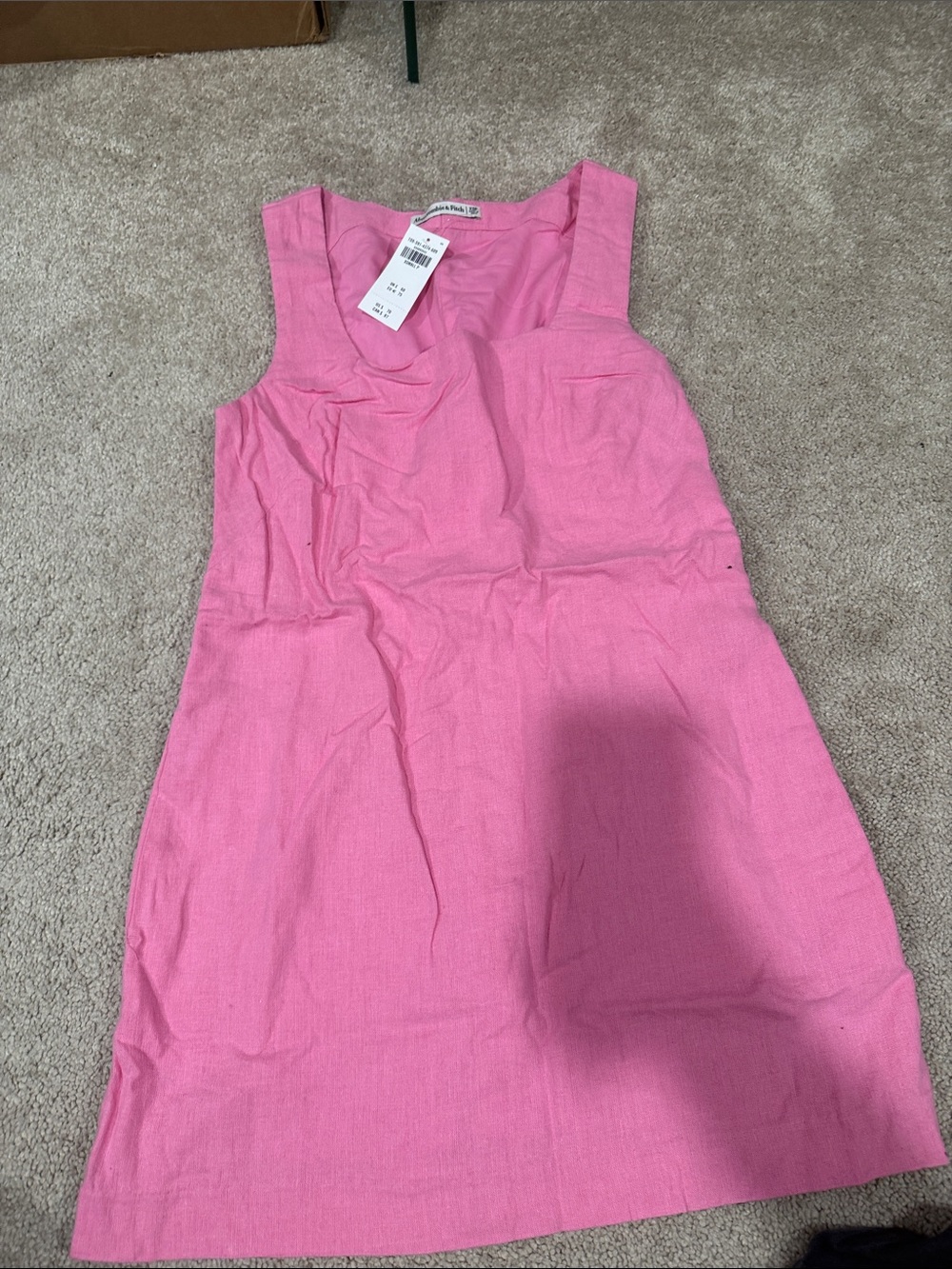 Abercrombie & Fitch Pink Sleeveless Mini Dress